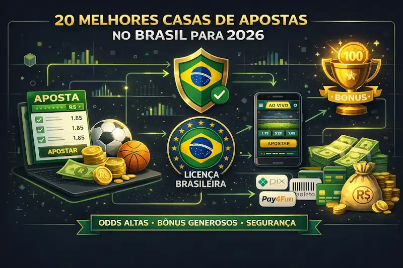 20 Melhores casas de apostas do Brasil em 2026
